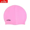 Simning av mössor Vuxen Silikon Simning Cap Män Kvinnor Gummibitätt Petal Swim Pool Caps Diving Hat Protect Teensl240125