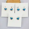 Desginer kendras scotts Jewelry Peach Heart Earrings and Earrings with Multi Color Selection
