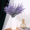 Faux Floral Verdure Violet Artificielle Fleurs De Lavande Bouquet Fausse Plante Pour La Décoration Intérieure Jardin De Noël Décoration De Mariage Vase Accessoires Intérieur YQ240125