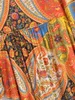 Robes décontractées BOHO Paisley Fleur Imprimer Bow Laçage Col V Longue Robe Droite Femme Viscose Coton À Manches Longues Lâche Maxi Robe Vacances