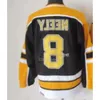 Män Bobby Orr Boston Vintage Hockey Jerseys 7 Phil Esposito 24 Terry O'Reilly 8 Cam Neely 77 Ray Bourque Stitched CCM Retro Uniforms Blac 11