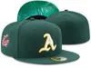 Cappelli aderenti unisex Snapback Berretti da baseball regolabili Tutte le squadre Logo lettera Piatto Sport all'aria aperta Ricamo casquette Berretti chiusi cappello alo yoga berretto flessibile taglie 7-8