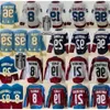 Masculino Stanley Cup Final Hóquei 8 Cale Makar Jersey 29 Nathan Mackinnon 92 Gabriel Landeskog Mikko Rantanen Joe Sakic Peter Forsberg Azul Branco 83