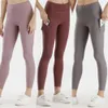 Lu Align Lu Femmes Pantalon De Yoga Pantalon De Sport Pantalon De Survêtement De Fitness Leggings Nus Poches Taille Moyenne Pantalon De Yoga Fille Exercice Fesses De Levage W 40