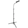 Microphones 1 Set Height-Adjustable Microphone Stand Stage Hosting Floor Tripod Gooseneck
