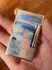 2024 100% New Vintage DuPont Bright Lighter Lighter with Precision Manufacturing Windproof Copper Body317y