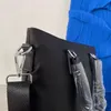 PP hommes porte-documents d'épaule en nylon noir sac à main de créateur sac pour ordinateur portable d'affaires sacs de messager avec plaques signalétiques fourre-tout hommes 039 s bagages ordinateur sacs à main noir