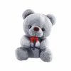 25 cm Kawaii Bear and Rose Plush Toy Pchane zwierzę kocham cię za prezent urodzinowy twojej dziewczyny romantyczne Walentynki C9F4 240124