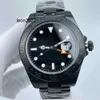 Horloges voor mannen Luxe horloge Hoge kwaliteit 42 mm 216570 Wit Zwarte wijzerplaat Oranje naald Roestvrij staal Explorer Mechanisch