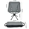 Camp Furniture Folding Camping Chair Backpacking Portable Lightweight Beach Fishing Swivel With Carry Bag For Outdoor Picnic Hiking