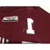 Top Stitchcustom NCAA 16 Кейл Макар Массачусетс Minutemen Хоккейная майка Umass 35-летний Восток Трикотажные изделия Вино-красное белое Любое имя Num 31