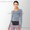 Sacos de cintura saco de cinto para mulheres e homens moda fanny packs para lulu saco de cintura sacos de limão para viagens treino correndo caminhadas t240126