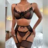 Ensemble Sexy à armatures ensembles exotiques ensemble de Lingerie soutien-gorge sensuel Sexy ensemble de sous-vêtements pour femmes ensemble soutien-gorge et culotte Bralette fine Push Up