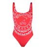 Fashion One Piece Swimsuit Women Beach Wear Swimwear With Pad Print Bathing Suits Swimming Suit For Women Bodysuit