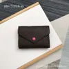 card holder wallet Old Flower Women's Bag High end Versatile Casual Versatile Long Short Bean Wallet Folding Wallet