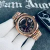 Manlig designer Diamond Roman Digital Watch Automatic Movement Gold Watch 41mm rostfritt stål Sportmän tittar på mode klassiska lyxkvinnor klocka