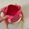 Poduszka torebka na ramię torebka torebka Crossbody Cool Girl Shopping Torby Hobo Patent skórzane torebki Flip Kobiet Kobiet Portfel Jasna powierzchnia regulowana pasek