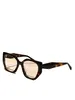 Monture de lunettes pour femmes, lentille transparente, hommes, gaz solaires, Style à la mode, protège les yeux UV400 avec étui 18WF