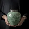 Celadon Dragon Tea Box Organizator herbaciany pojemnik na herbatę w chmurze może słokać na przechowy