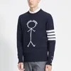 Men's Sweaters Classic Cotton Sweater Fashion Brand Crew Neck Soft Touch Tops Korean Style Solid Color Casual For Men