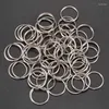 Porte-clés 120 pcs 20 mm à l'extérieur Dia Universal Split Key Rings Porte-clés Porte-clés