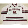 TOP Stitchcustom NCAA 16 Cale Makar Massachusetts Minutemen Hockey Jersey Umass 35 Year East Jerseys Wine Red White Dowolne nazwę Num 39