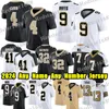 #4 Derek Carr Football Jersey #41 Alvin Kamara Taysom Hill Cesar Ruiz Jameis Winston Chris Olave Tyrann Mathieu Drew Brees Michael Thomas något namn Jerseys