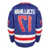 Maglie da hockey vintage della squadra USA del 1980 21 Mike Eruzione 30 Jim Craig 17 Jack Ocallahan Doppia cucitura Nome Numero IN ST 55