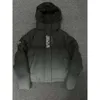 Trapstar londres decodificado com capuz puffer 2.0 gradiente preto jaqueta masculina bordado térmico com capuz masculino casaco de inverno topos 188