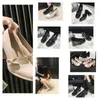 Salto slingback saltos femininos sapatos saltos grossos vestido sapato sandália couro bomba de salto alto para designer 36-40
