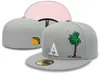 Cappelli aderenti unisex Snapback Berretti da baseball regolabili Tutte le squadre Logo lettera Piatto Sport all'aria aperta Ricamo casquette Berretti chiusi cappello alo yoga berretto flessibile taglie 7-8