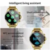 Smart Watches LIGE Gold Smart Watch Men Smartwatch Bluetooth Call Digital Watches for and Android Samsung Phone YQ240125