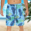 Pantaloncini da uomo Hawaii Uomo Divertenti Quick Dry Surf Costume da bagno Estate Vacanza al mare Carine tasche con coulisse Pantalones