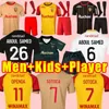 Erkekler 23 24 RC Lens Sainte Barbe Futbol Formaları Openda Buksa Kakuta Sotoca Fofana Da Costa Medine Oreba Gradit Frankowski 2023 2024 Medine Fan Oyuncu Versiyonu