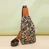 leisure Waist Bags Women's Chest Bag New Fashion Leopard Pattern Crossbody Travel Leisure Small Backpack