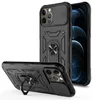 Étuis de téléphone 2 en 1 protection antichoc pour iphone 13 pro max 12 11 8 plus avec caméra push pull fermer la fenêtre support magnétique de voiture2347043