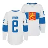 Finland Team 2016 World Cup of WCH Hockey Jerseys 40 Tuukka Rask 35 Pekka Rinne 64 Granlund 9 Mikko Koivu 86 Teuvo Teravainen 3 Olli Maa 32