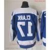 Film CCM Vintage Ice Hockey 17 Wayne Simmonds Jerseys 16 Darcy Tucker 31 Grant Fuhr 64 Stanleycup Men broderi Jersey White Blue GR 53