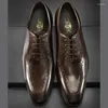 Klänningskor Herrläder Casual Oxford in Spring and Summer Men Calfskin Business Factory Wholesale