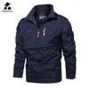 Giacche da uomo Autunno Uomo Outdoor Giacche antivento Giacca a vento con cappuccio Cappotto Camping Pesca Tattico Militare Maschile Giacca casual traspirante 5XL J240125