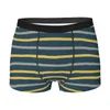 Onderbroeken Geschilderde Strepen Heren Boxer Briefs Minimalistisch Zeer Ademend Hoge Kwaliteit Print Shorts Cadeau Idee