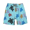 Men's Shorts Fashion Beach Spodnie dla dzieci Turtle Quick Dry 4-Way Strech Boardshorts Surfing Brand Board Szybkie pnie strojowe 8-14