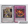 Карточные игры 40-216 шт./компл. Yuh Rare Flash Cards Yu Gi Oh Game Paper Kids Toys Коллекция для девочек и мальчиков Рождественский подарок для семьи Drop Deliv Dhdqg