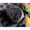 2024 Panerais Watch Mirror Swiss Automatic Designer Movement Arm Watch Size 44mm 904 Steel Strap Men's Luxury Wates Mechanical Wristwatch