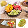 Forks 8 Pack Fruit Picks Home Party Decor Pick Cute Mini Lunch Accessories Leaf Shapes For Sandwich Salad