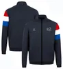 F1チームセータージャケット冬レーサースポーツセーターメンズジッパーレーシング服