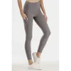 Lu Align Lu Mulheres Yoga Pant Calças Esportivas Fitness Sweatpants Nu Leggings Mid Rise Bolsos Yogas Calças Menina Exercício Nádegas Levantamento Wund 43