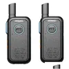 Walkie Talkie 2 PCS Pack El Construction Site Civil Micro Tra Thin Wireless Handheld Outdoor High Power Mini 5 km 10 km Drop Delivery El Otdav