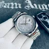 Мужские дизайнерские бриллиантовые римские цифровые часы с автоматическим механизмом, золотые часы 41 мм из нержавеющей стали, спортивные мужские часы, модные классические роскошные женские часы