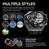 JS5 Ultimate Smartwatch 1.52 인치 HD 라운드 화면 3 스트랩 NFC 결제 무선 충전 Relojes Inteligentes JS5 스마트 워치